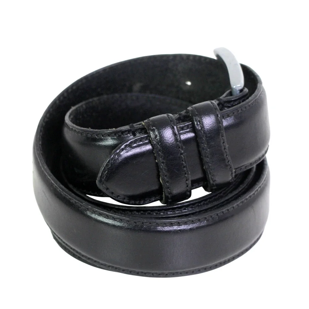 Eddie Bauer BLACK REAL LEATHER 1 1/4